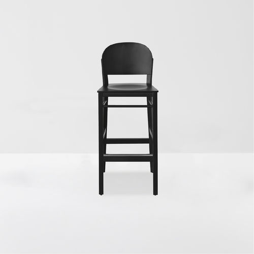 Chaise de bar contemporaine - ALOE - Billiani - d'intérieur / en bois laqué / en bois teinté