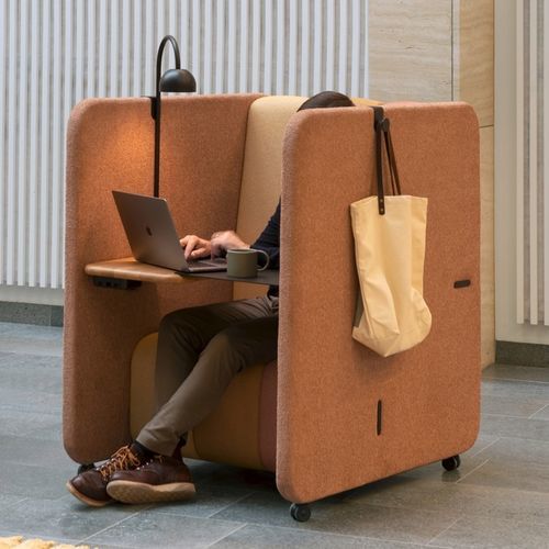 Fauteuil de concentration - BOB SOLO - Blå Station - contemporain / en tissu / en contreplaqué