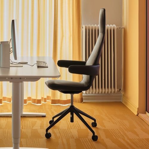 Chaise de bureau contemporaine - POPPE  - Blå Station - d'intérieur / en tissu / en cuir
