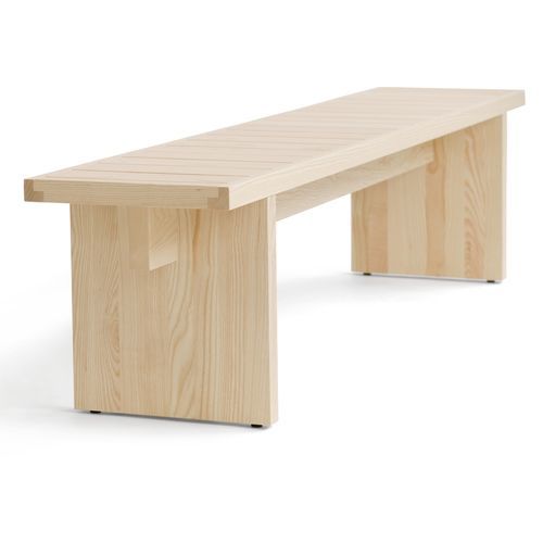Banc contemporain - PRINSESSAN - Blå Station - en chêne / en frêne / sans dossier