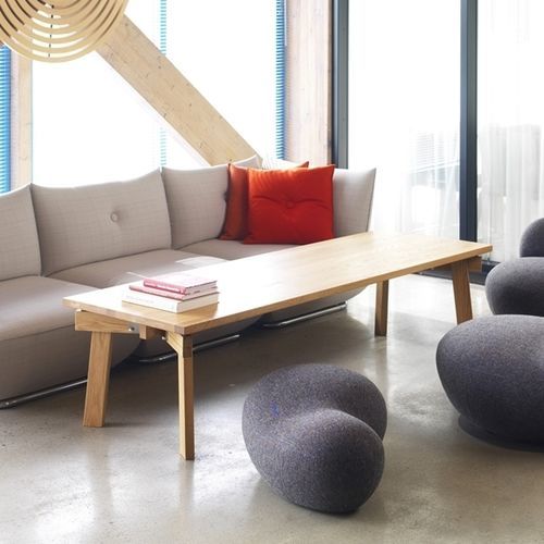 Table basse contemporaine - SIZE - Blå Station - en chêne / en bois massif / en frêne