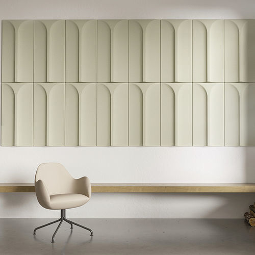 Panneau acoustique pour mur - ARC - Blå Station - en PET / en polyester / rectangulaire