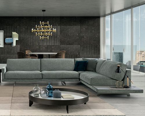 Canapé modulable - Ètime - Bodema - contemporain / en tissu / en cuir