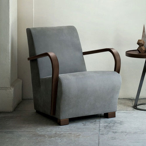 Fauteuil contemporain - Marilyn - Bodema - en tissu / en cuir / en bois