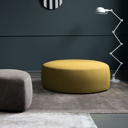 Pouf contemporain - Sumo - Bodema - en tissu / en cuir / rond