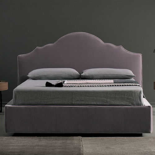 Lit king size - Tiffany - Bodema - Art Déco / tapissé / avec tête de lit