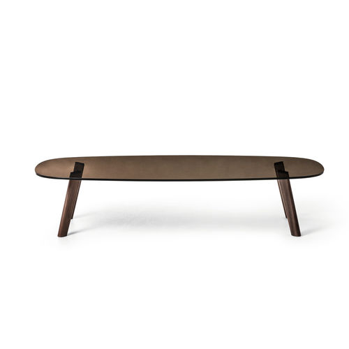 Table basse contemporaine - BELEOS 3212 - Bross Italia - en chêne / en bois massif / en noyer américain