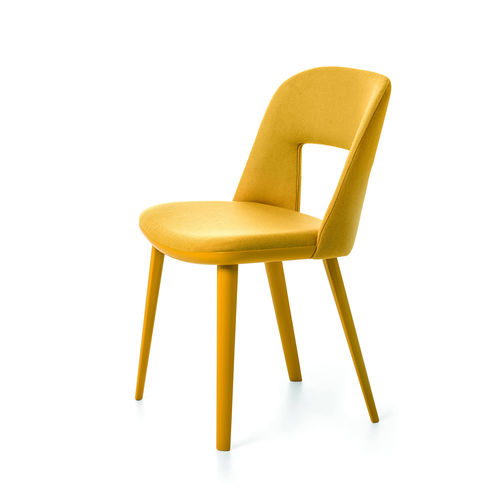 Chaise contemporaine - PATH 1560 - Bross Italia - d'intérieur / en tissu / en frêne