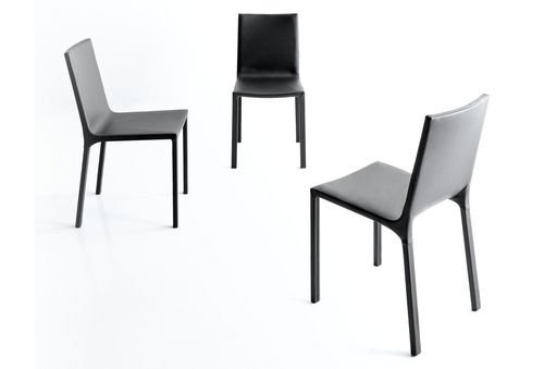 Chaise contemporaine - DEVA - Bross Italia - d'intérieur / en textile résistant à l'eau / en cuir