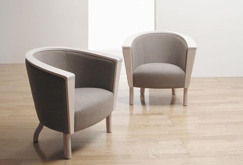 Fauteuil contemporain - MADISON - Bross Italia - en tissu / contract