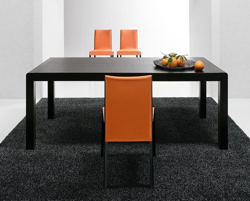 Table contemporaine - LONDON - Bross Italia - en chêne / en bois laqué / en bois teinté