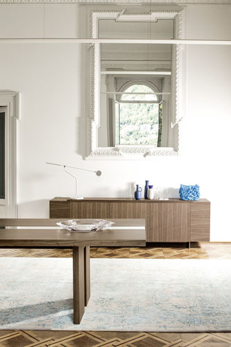 Buffet contemporain - STRIPE - Bross Italia - en chêne / en noyer américain