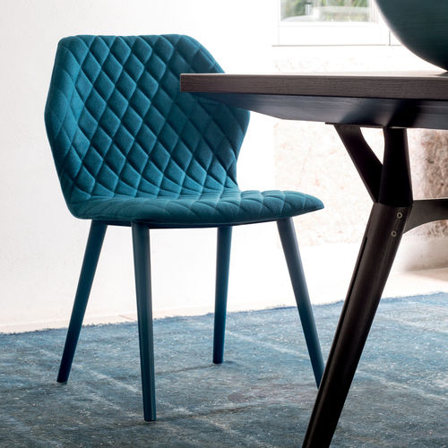 Chaise contemporaine - AVA 1690 - Bross Italia - d'intérieur / en tissu / en cuir