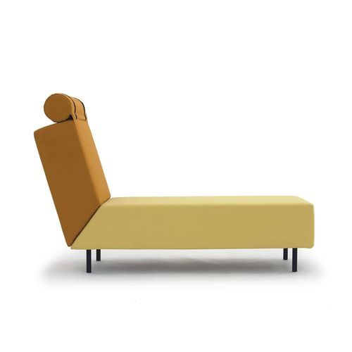 Chaise longue contemporaine - Rubic - Campeggi - en tissu / en bois / 1 place
