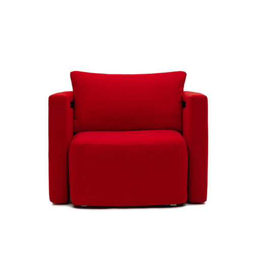 Fauteuil contemporain - Oops - Campeggi - en tissu / en acier / lit