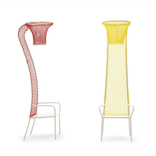 Chaise design original - Lazy Basketball - Campeggi - d'intérieur / en métal / en nylon