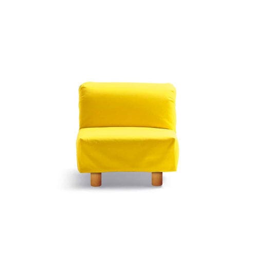 Chauffeuse contemporaine - Istante - Campeggi - en tissu / en hêtre / en acier