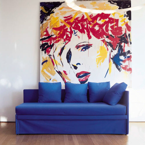 Canapé lit - Sky Uno - Campeggi - contemporain / en tissu / avec accoudoirs