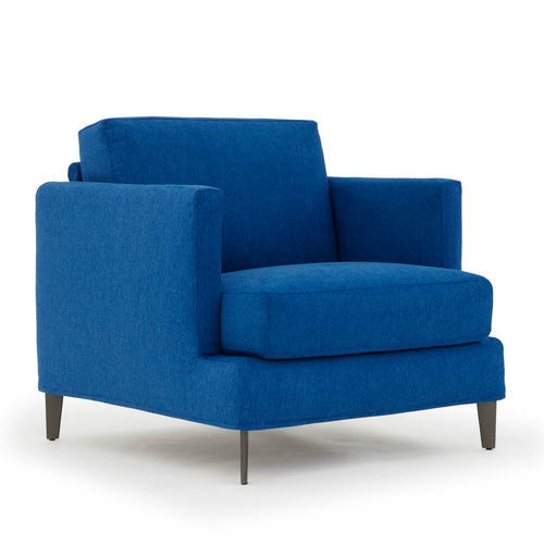 Fauteuil contemporain - Cresh - Campeggi - en tissu / en bois / avec coussin amovible