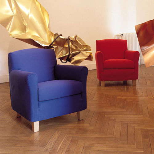 Fauteuil classique - You - Campeggi - en tissu / en bois / avec coussin amovible