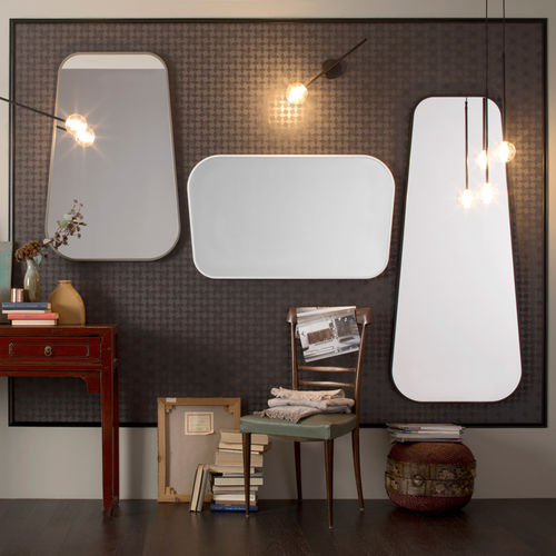 Miroir mural - BELVEDERE - Capo D'Opera Home - contemporain / en bois laqué / marron