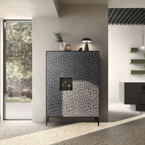 Buffet haut - ATENEO - Capo D'Opera Home - contemporain / en bois laqué brillant / en bois laqué mat