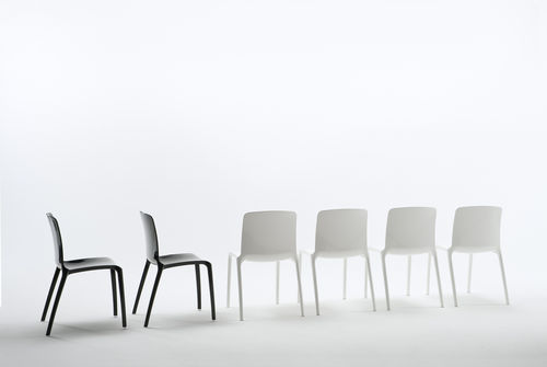 Chaise de restaurant contemporaine - TIFFANY - Casprini Gruppo Industriale - en polycarbonate / empilable