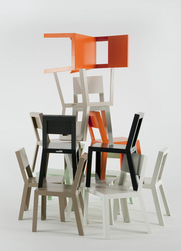 Chaise de restaurant contemporaine - YUYU - Casprini Gruppo Industriale - en tissu / sans accoudoirs