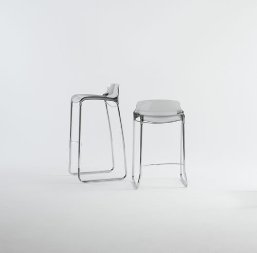 Tabouret de bar contemporain - TIFFANY - Casprini Gruppo Industriale - empilable
