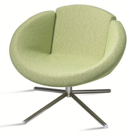 Fauteuil contemporain - BIG BETTY BOOM - Casprini Gruppo Industriale - en polyuréthane / piètement étoile / pivotant