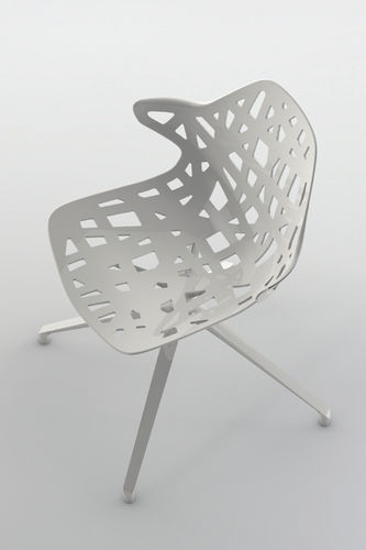 Chaise design original - PELOTA - Casprini Gruppo Industriale - en fonte d'aluminium / pivotante / résidentielle