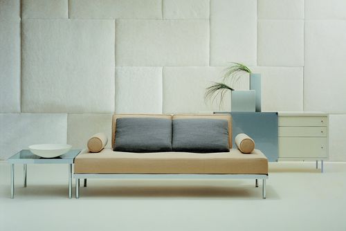 Canapé modulable - SALOME - Casprini Gruppo Industriale - contemporain / beige / en acier