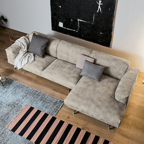 Canapé modulable - POLDO - Dall'Agnese - contemporain / en tissu / en cuir
