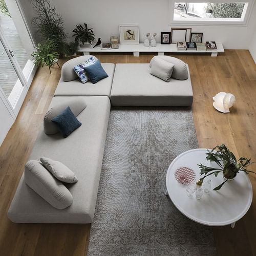 Canapé modulable - PLAY - Dall'Agnese - contemporain / en tissu / en cuir