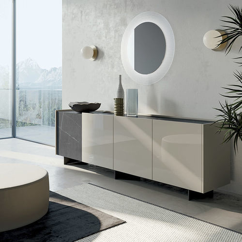 Buffet haut - WRAP - Dall'Agnese - contemporain / en bois laqué mat / en bois laqué brillant
