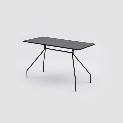Table contemporaine - X&Y - Danese - en métal / en tôle / avec piètement en métal