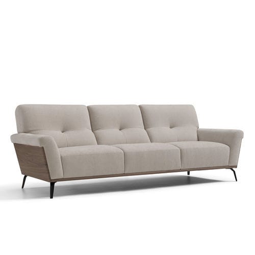 Canapé contemporain - Noa - maxdivani - en tissu / en cuir / avec accoudoirs