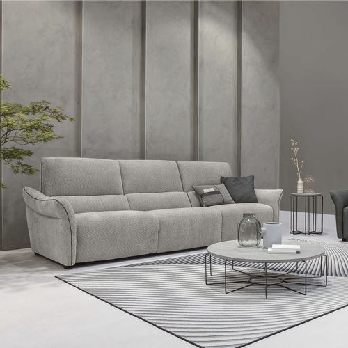 Canapé contemporain - Pierre - maxdivani - en tissu / en cuir / avec accoudoirs