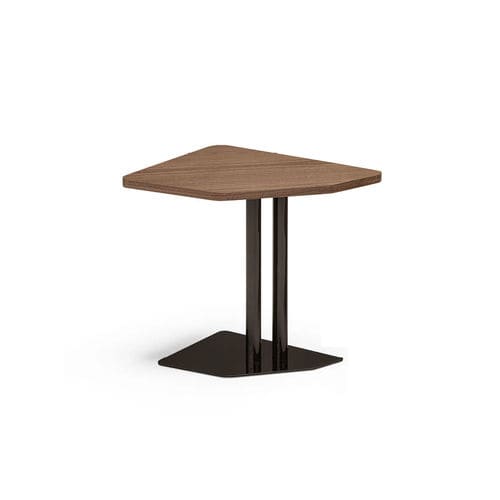 Table d'appoint contemporaine - Muzzle - maxdivani - en bois / avec piètement en métal / résidentielle