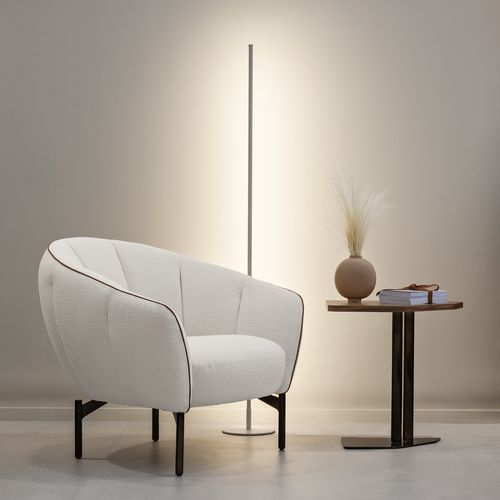 Fauteuil contemporain - Perla - maxdivani - en tissu / en cuir / en bois