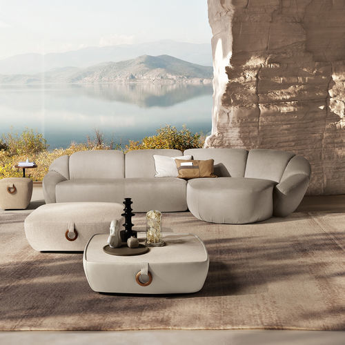 Canapé modulable - Panuma - maxdivani - contemporain / en tissu / en cuir