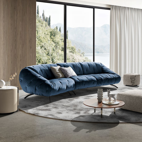 Canapé modulable - Globo - maxdivani - contemporain / en tissu / en cuir