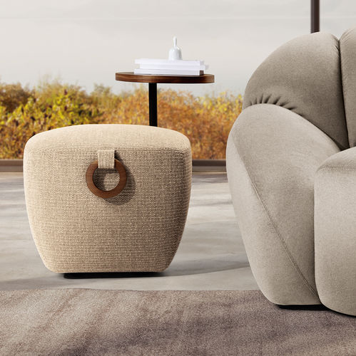 Pouf contemporain - Tarkin - maxdivani - en tissu / en cuir / en plastique