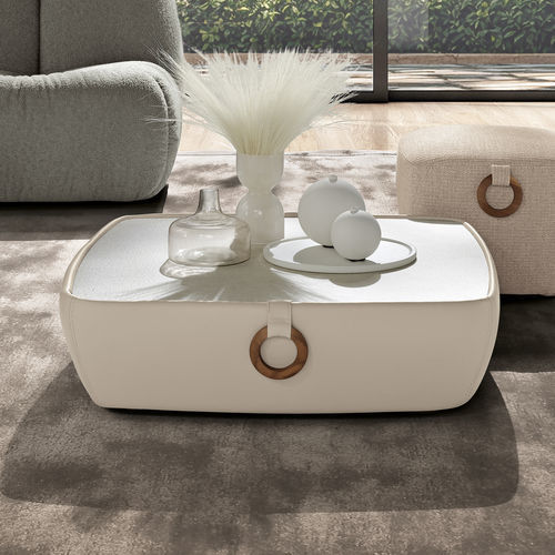 Table basse contemporaine - Tarkin - maxdivani - en cuir / en tissu / tapissée
