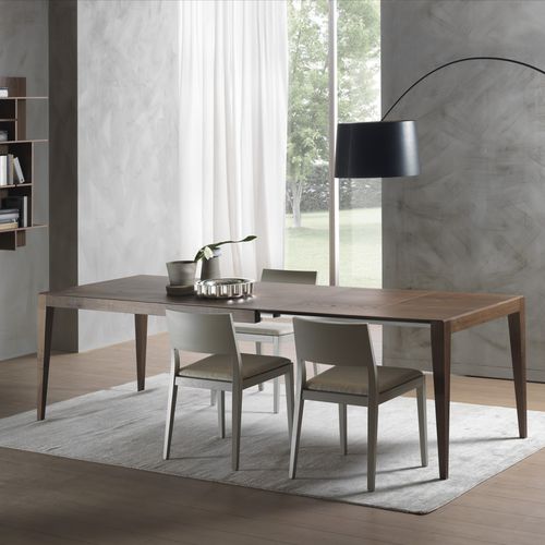 Table à manger contemporaine - DOMINIQUE - Pacini & Cappellini - en frêne / en placage de bois / en Laminam
