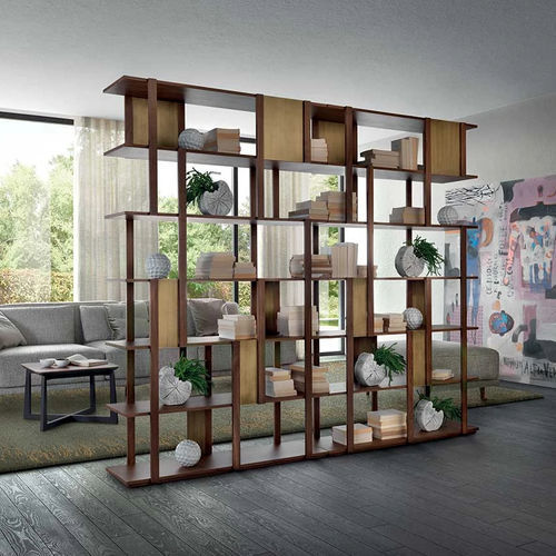 Bibliothèque modulable - MARILA - Pacini & Cappellini - haute / paravent / contemporaine