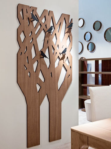Porte-manteau mural - L’ALBERO - Pacini & Cappellini - contemporain / en frêne / en fibre de bois