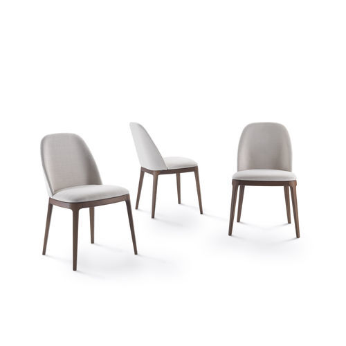 Chaise contemporaine - BECKY  - Pacini & Cappellini - d'intérieur / en tissu / en cuir