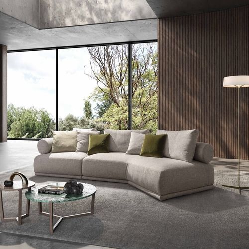 Canapé modulable - HILLS - Pacini & Cappellini - d'angle / contemporain / en tissu