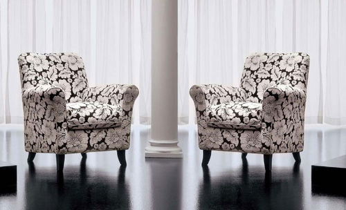 Fauteuil classique - MICHELLE - Cava - en textile
